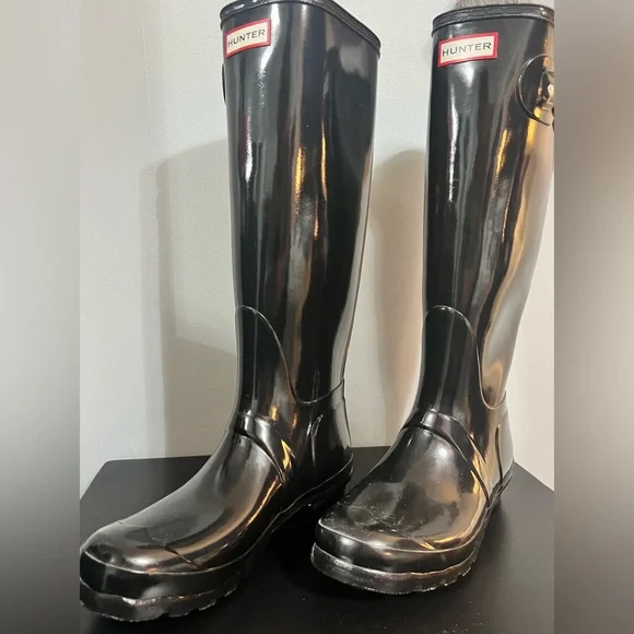 Hunter | Shoes | Never Worn Hunter Glossy Rain Boots Do Not 